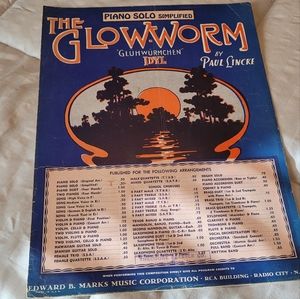 The Glow.Worm vintage Sheet Music